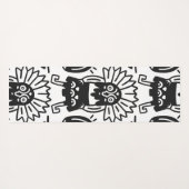 Aztec Art - Lizard Muster Yogamatte (Rückseite (Horizontal))