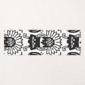 Aztec Art - Lizard Muster Yogamatte (Vorderseite (Horizontal))