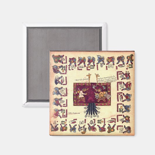 Aztec Art Magnet (Vorderseite/Rückseite)