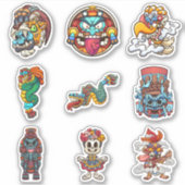 Aztec Aufkleber (Vorderseite)