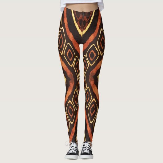 Aztec Batik Leggings (Vorderseite)