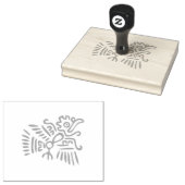 Aztec Bird Gummistempel (Stempel)