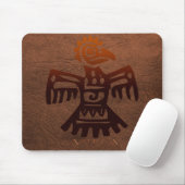 AZTEC Bird Spirit Amaranth Mexican Art Mousepad (Mit Mouse)