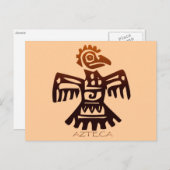 AZTEC ~ Bird Spirit Postcard Postkarte (Vorne/Hinten)