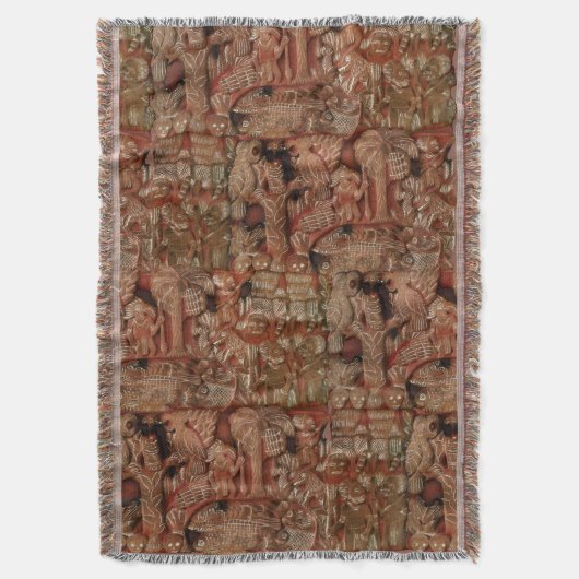 Aztec Blanket Decke (Vorderseite Vertikal)