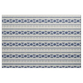 Aztec Blauer und Weiße Nahtlose Premium-Stoffe Stoff (Fat Quarter (45,7 x 55,9 cm))