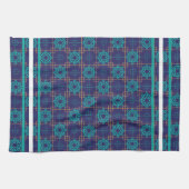 Aztec Blue Kitchen Handtücher (Horizontal)