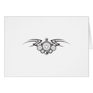 Aztec Blume Tattoo Design