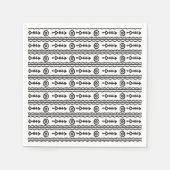 Aztec Boho Serviette (Vorderseite)