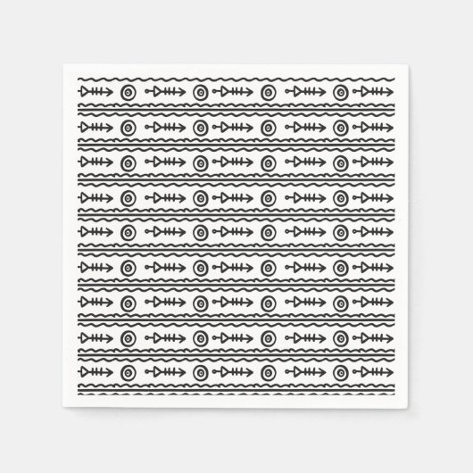 Aztec Boho Serviette (Vorderseite)