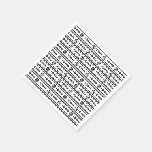 Aztec Boho Serviette (Ecke)