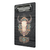 Aztec Boho Skull Mini Klemmbrett (Gewinkelt2)