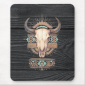 Aztec Boho Skull Mousepad (Vorne)