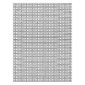 Aztec Boho Tischdecke (Vorderseite)