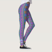 Aztec Bright Tribal Monogram Optional Girly Chic Leggings (Rechts)