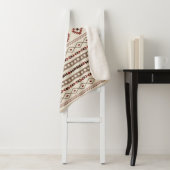 Aztec Browns Rust Cream Mixed Motifs-Muster Sherpadecke (Beispiel)