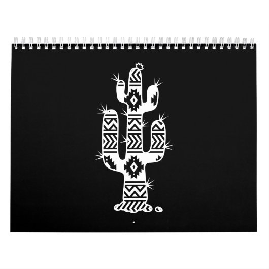 Aztec Cactus Graphic Kalender (Titelbild)