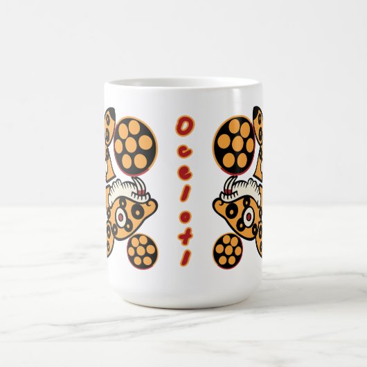Aztec Calendar Day 14 - Ocelotl Verwandlungstasse (Zentrum)