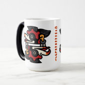 Aztec Calendar Day 16 - Cozcacuauhtli Verwandlungstasse (Vorderseite Links)