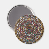 Aztec Calendar Kühlschrankmagnet (Vorderseite/Rückseite)