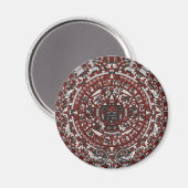 Aztec Calendar Kühlschrankmagnet (Vorderseite/Rückseite)