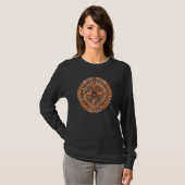 Aztec Calendar Mexican Mayan T-Shirt (Vorne ganz)