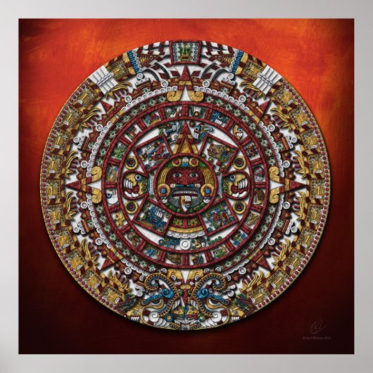 Aztec Calendar Poster (Vorne)