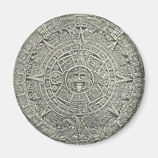 Aztec Calendar Stone Magnet (Vorne)