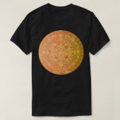 Aztec Calendar Sun Stone Symbol Maya Ancient Mayan T-Shirt (Design vorne)