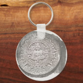 Aztec Calender 1862 Mayan Calendar adaption Schlüsselanhänger (Vorderseite)