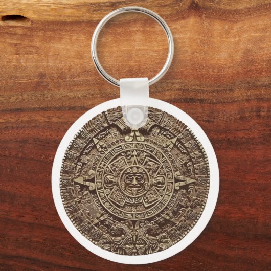 Aztec Calender Schlüsselanhänger (Vorderseite)