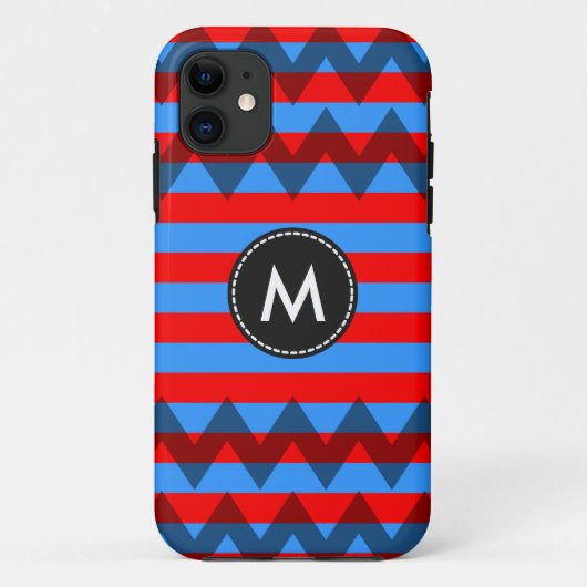 Aztec-Chevron-Streifenmuster #10 Case-Mate iPhone Hülle (Rückseite)