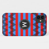 Aztec-Chevron-Streifenmuster #10 Case-Mate iPhone Hülle (Rückseite (Horizontal))