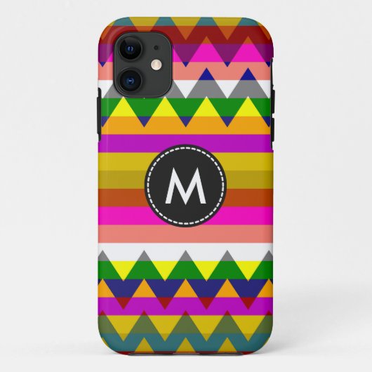 Aztec-Chevron-Streifenmuster #9 Case-Mate iPhone Hülle (Rückseite)