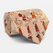 Aztec Codex Mendoza Krawatte (Gerollt)
