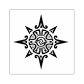 Aztec Compass Design-Briefmarke Gummistempel (Prägung)