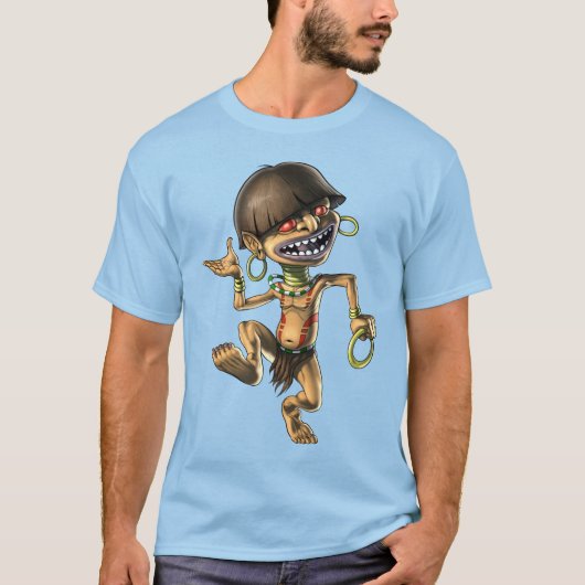 Aztec Creature Chaneque T-Shirt (Vorderseite)