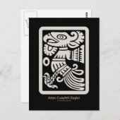 Aztec Cuauhtli - Adler (Putt) Postkarte (Vorne/Hinten)
