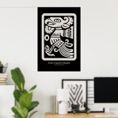 Aztec Cuauhtli - Adler (Putt), Print Poster (Heimbüro)