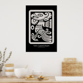 Aztec Cuauhtli - Adler (Putt), Print Poster (Küche)