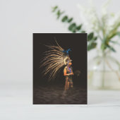 Aztec Dancer Postkarte (Stehend Vorderseite)