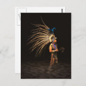 Aztec Dancer Postkarte (Vorne/Hinten)