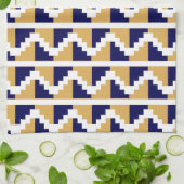 Aztec Design #8 bei Jessica Suzzette Geschirrtuch (Gefaltet)