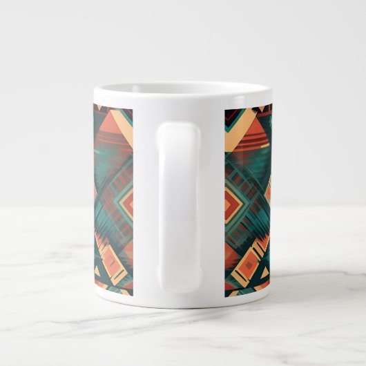 Aztec Design Coffee Cup Jumbo-Tasse (Rückseite)