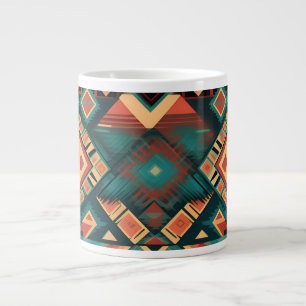 Aztec Design Coffee Cup Jumbo-Tasse