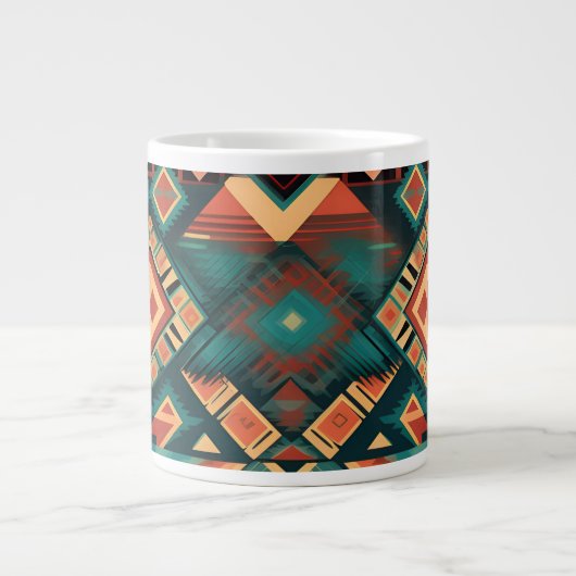 Aztec Design Coffee Cup Jumbo-Tasse (Vorderseite)