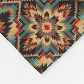 Aztec Design Fleece Blanket (Ecke)