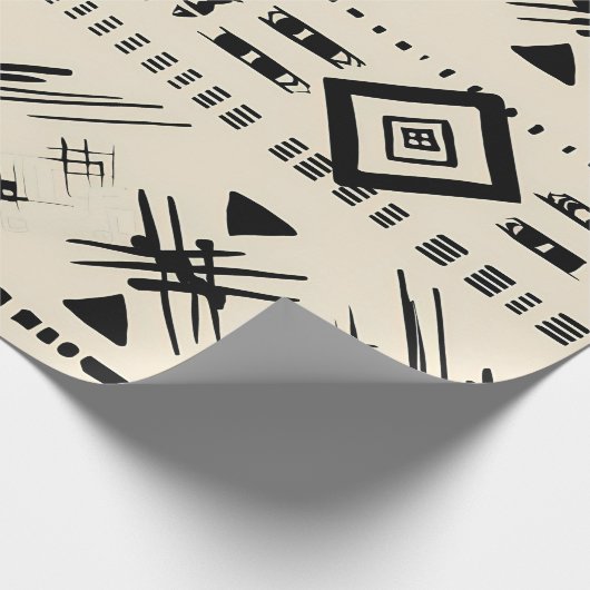 Aztec Design Geschenkpapier (Ecke)