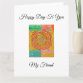 Aztec Design Karte (Vorderseite)