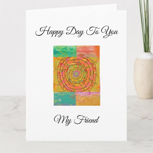 Aztec Design Karte (Vorderseite)